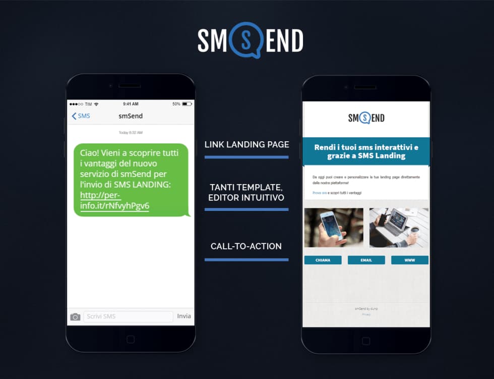 Crea le tue Landing Page con smSend