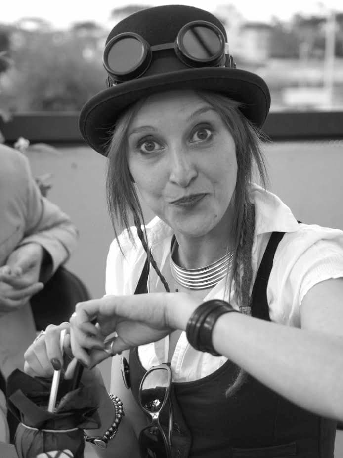 Un bellissimo evento nella terrazza dunp, tra arte e giochi 