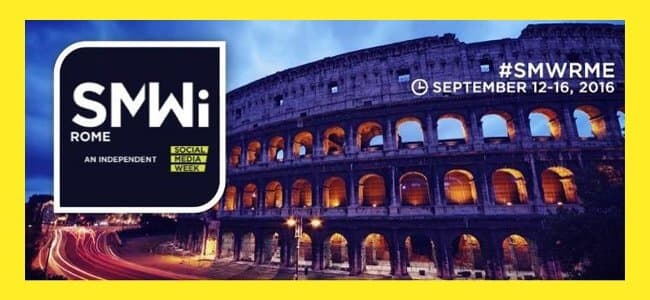 Social Media Week a Roma dal 12 settembre