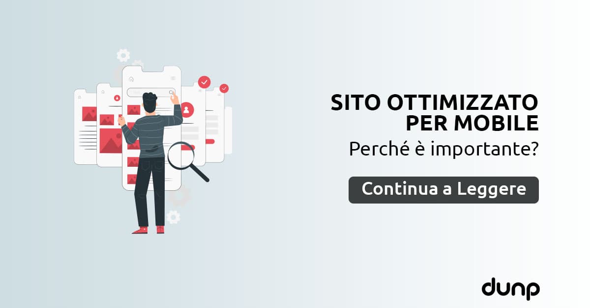 Scegli un sito ottimizzato per mobile